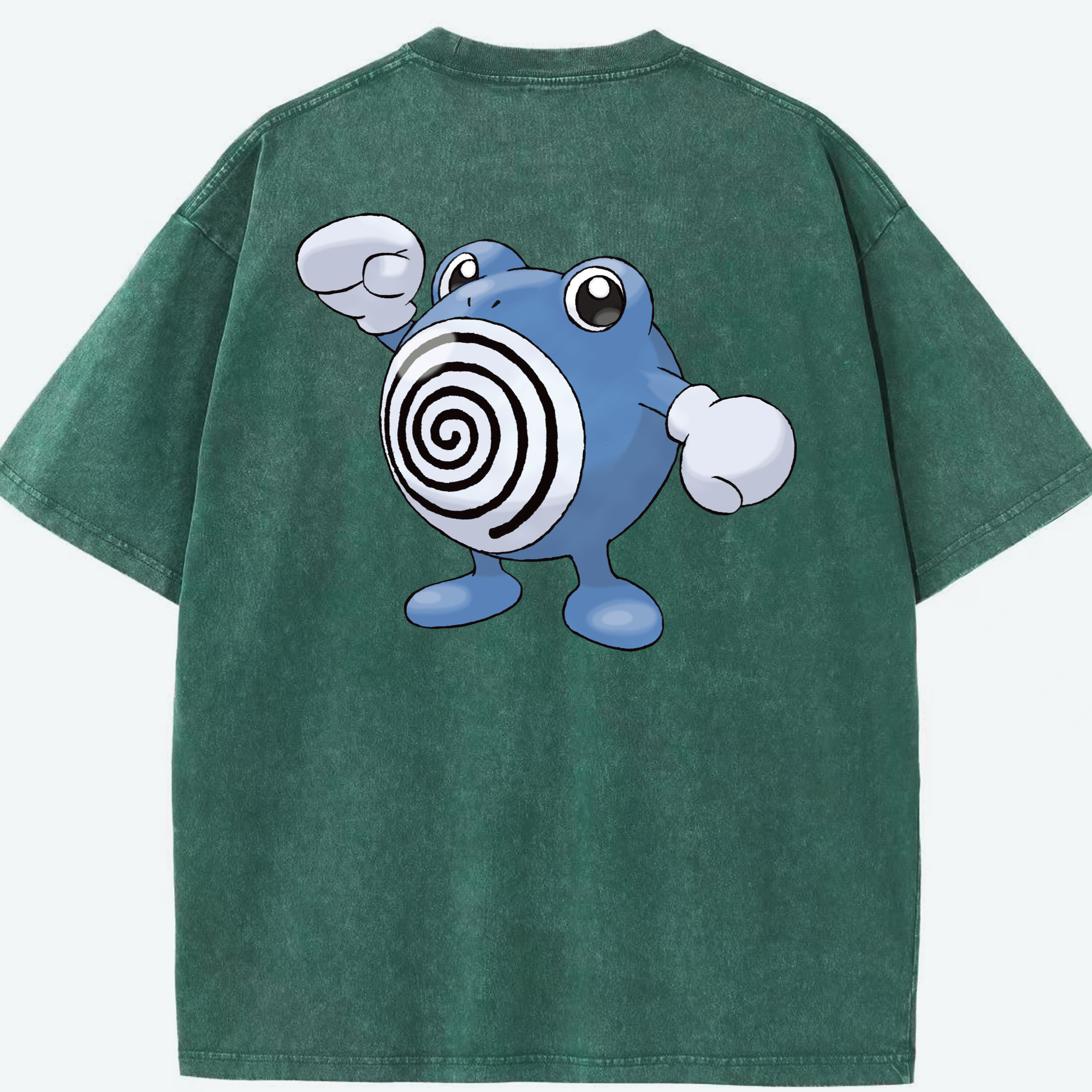 （画像用） ポケットモンスター Pokémon 綿100% ヴィンテージ風 半袖Tシャツ（背面プリント）